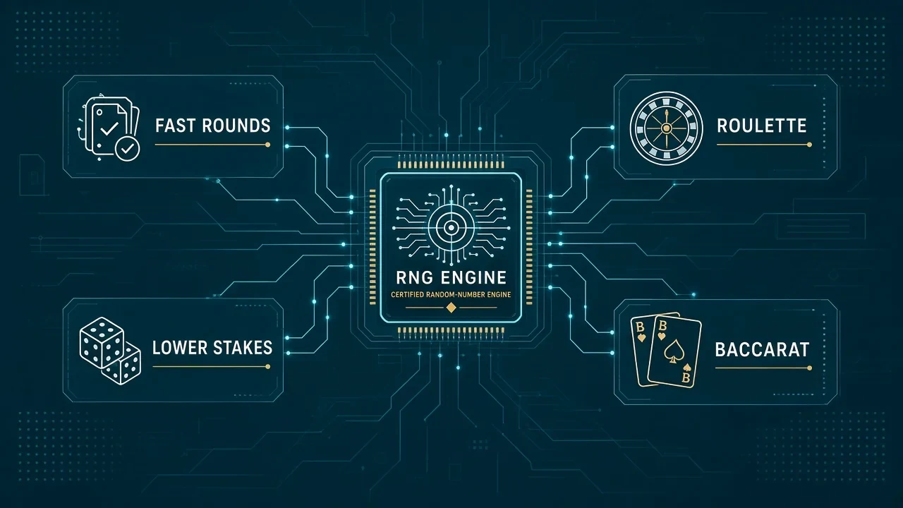 RNG Table Games non gamstop casinos
