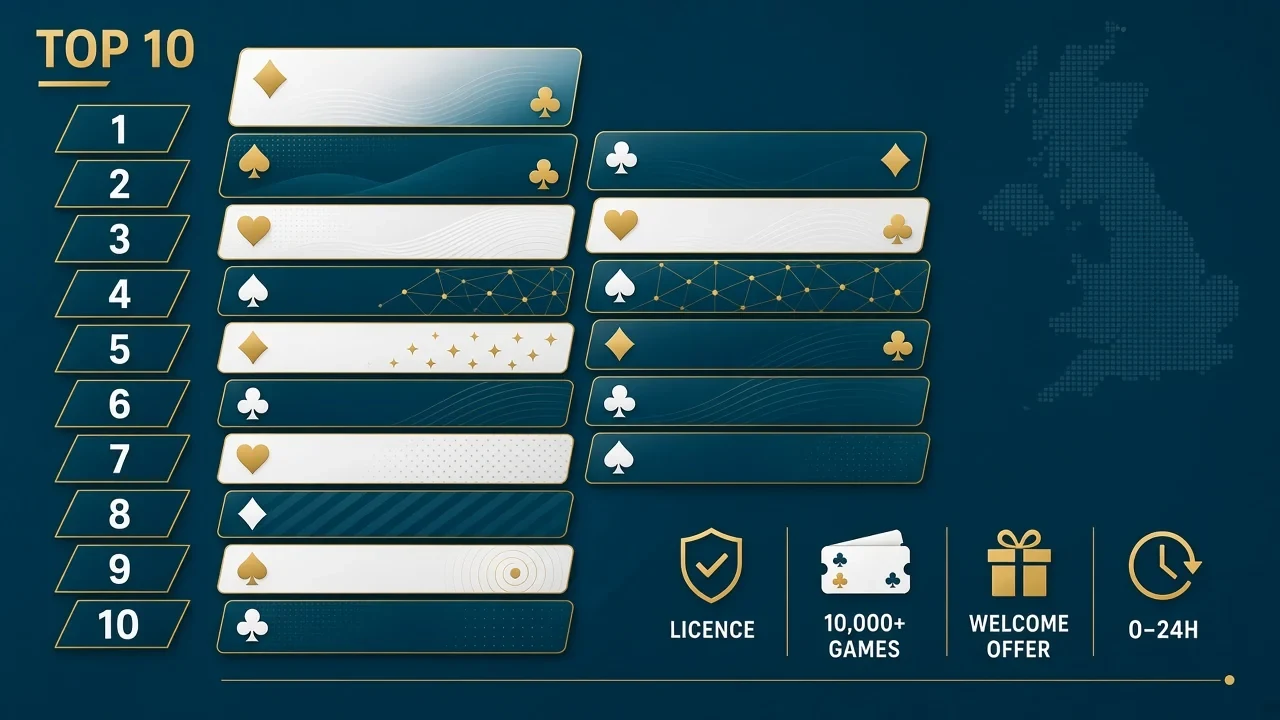 Top UK Casinos Not on GamStop
